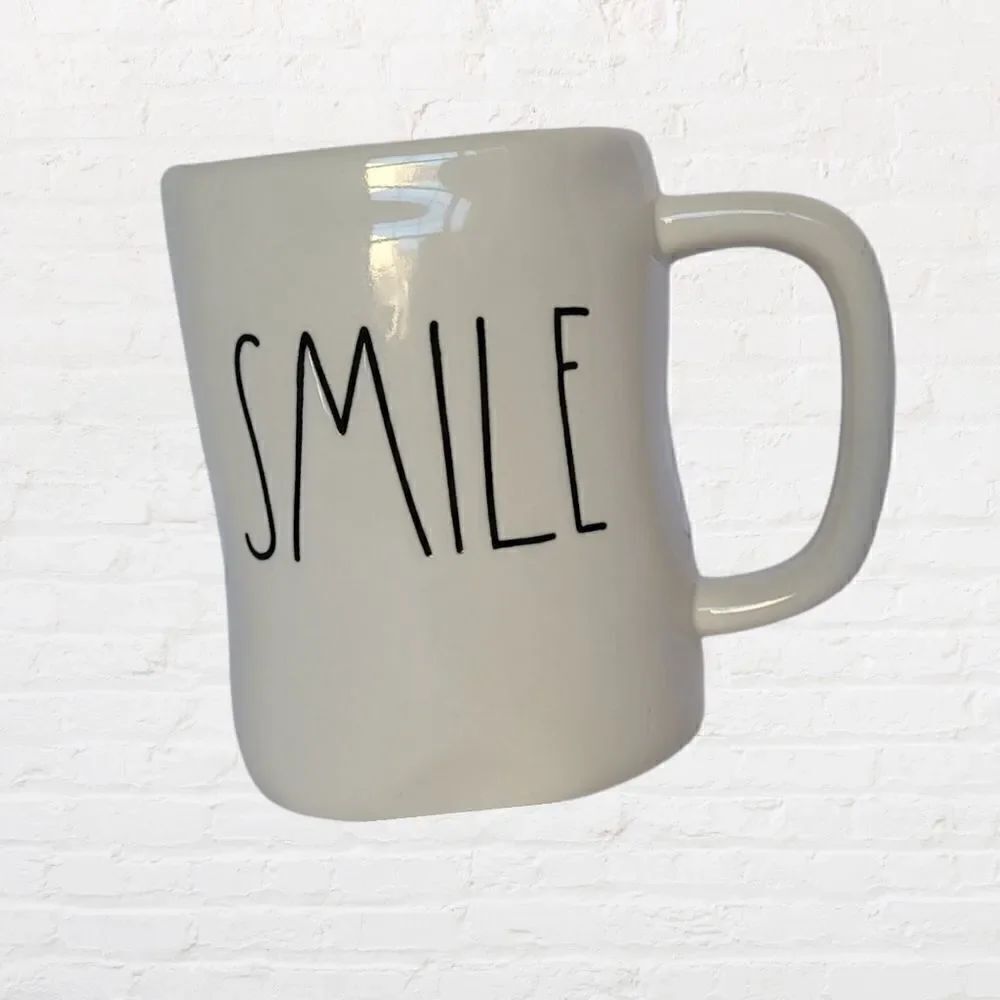 Rae Dunn SMILE Mug, Artisan Collection by Magenta, Coffee Tea